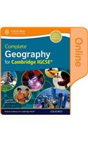 Complete Geography for Cambridge Igcse: Online Student Book