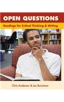 Open Questions: Readings for Critical Thinking and Writing