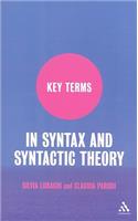 Key Terms in Syntax and Syntactic Theory: (Key Terms)