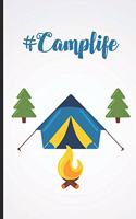 #Camplife: Kids Summer Camp Notebook, Trendy Camping Outdoor Activities Book, Summertime Journal With Prompts