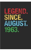 Legend Since August 1963