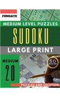 Sudoku Medium Level Puzzles Large Print: FunGate Activity Book for Adults and Junior - Medium Level SUDOKU book for Elderly (Sudoku Maths Book for Adults & Seniors)