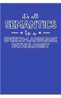 It's All Semantics to a Speech-Language Pathologist