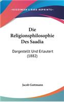 Die Religionsphilosophie Des Saadia