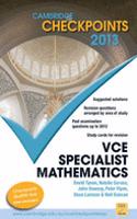 Cambridge Checkpoints Vce Specialist Mathematics 2013