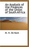 An Analysis of the Finances of the Union of South Africa
