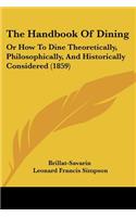 Handbook of Dining
