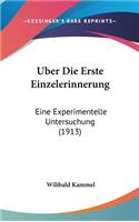 Uber Die Erste Einzelerinnerung