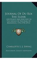 Journal of Du Roi the Elder