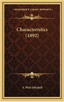 Characteristics (1892)