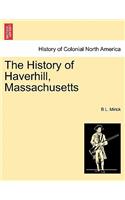 The History of Haverhill, Massachusetts