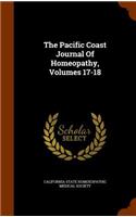 The Pacific Coast Journal of Homeopathy, Volumes 17-18