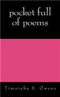 pocket full of poems: (English)