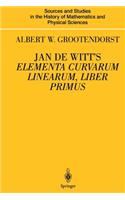 Jan de Witt's Elementa Curvarum Linearum, Liber Primus