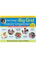 2019 Amy Knapp's Big Grid Family Organizer Wall Calendar