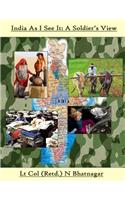 India As I See It; A Soldier's View