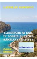 Candoare Si Exil in Poezia Si Proza Sanzianei Batiste