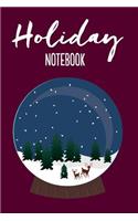 Holiday Notebook: Snow Globe