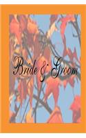 Wedding Journal Bride Groom Fall Foliage