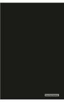Classic Mole Notebook - Solid Black Cover