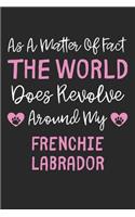 As A Matter Of Fact The World Does Revolve Around My Frenchie Labrador