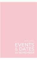 JAN-DEC Events & Dates to Remember