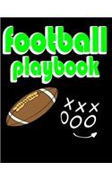 Football Playbook: Sports Youth Football 120 Page Football Coach Notebook with Field Diagrams for Drawing Up Plays, Creating Drills, and Scouting