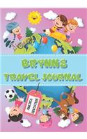 Brynn's Travel Journal: Personalised Awesome Activities Book for USA Adventures