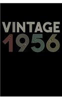 Vintage 1956 Notebook Birthday Gift