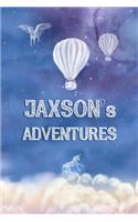 Jaxson's Adventures: Softcover Personalized Keepsake Journal, Custom Diary, Writing Notebook with Lined Pages