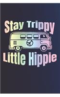 Notebook Hippie peace love trippy rainbow