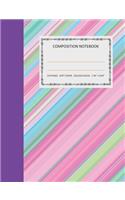 Composition Notebook: College Ruled - 110 pages - 7.44 X 9.69". SOFT COVER