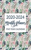 2020-2024 Five Year Monthly Planner
