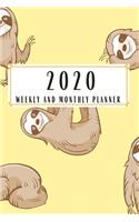 2020 Weekly And Monthly Planner