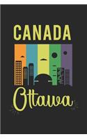 Canada Ottawa: Calendar, weekly planner, diary, notebook, book 105 pages in softcover. One week on one double page. For all appointments, notes and tasks that you 