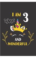 I Am 3 And Wonderful