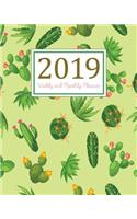 2019 Weekly and Monthly Planner: Daily Weekly Monthly Planner Calendar, Journal Planner and Notebook, Agenda Schedule Organizer, Appointment Notebook, Academic Student Planner with 