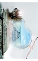 Boardwalk on the Beach in a Lightbulb Journal: Take Notes, Write Down Memories in this 150 Page Lined Journal