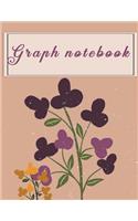 Graph notebook: Blank Quad Ruled, Blank Graph Paper Composition Books 120 Pages Large Print 8.5" x 11" Square Grid Paper