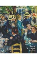 Renoir 90 Dagen Planner: Bal Du Moulin de la Galette Agenda Voor 3 Maanden Plan de Komende 12 Weken de Ideale Organizer!