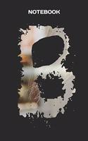 B - Notebook: Lined, Empty Journal with the Initials of the Alphabet for Graffiti and Wall Art Fans - Format: 6x9 Inch, 110 Pages