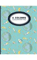 6 Columns Columnar Pad: (6 Columns Columnar Pads)