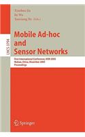 Mobile Ad-Hoc and Sensor Networks