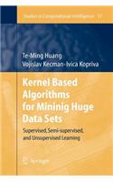 Kernel Based Algorithms for Mining Huge Data Sets