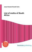 List of Moths of South Africa