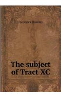 The subject of Tract XC
