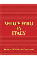 Who's Who in Italy 2005 Edition