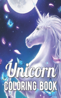 Unicorn Coloring Book: An Adult Coloring Book with Magical Animals, Cute Princesses, and Fantasy Scenes for Relaxation