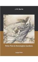 Peter Pan in Kensington Gardens: Large Print