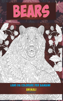 Libri da colorare per bambini - Mandala - Animali - Bears